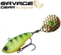 Тейл-спиннер Savage Gear Fat Tail Spin 6.5cm 16gr Firetiger