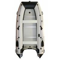 Лодка Polar Bird 380E New Eagle Стеклокомпозит (черно-белый) модель 2025 г