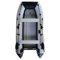 Лодка Polar Bird 385M Merlin НДНД Стеклокомпозит  (чёрно-белый) 
