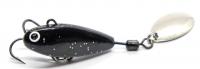 Тейл-спиннер UF Studio Hurricane 32 g.Black glitter