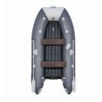 Лодка ПВХ Таймень LX 3600 НДНД Графит/светло-серый