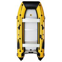 Лодка Polar Bird 340М Merlin (черно-желтый) стеклокомпозит