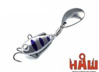 Тейл-Спиннер НАШ ТС-1 15g #Серебро-Фиолетовый