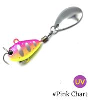 Тейл-спиннер UF Studio Hurricane 18 g. Pink Chart