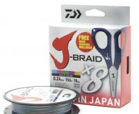Шнур Daiwa J-Braid X8E-W/SC 150m PE#2 lb29 (0.20mm)