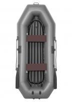 Лодка гребная под мотор Лоцман Стандарт 240 ВНД (серый)