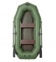 Лодка гребная под мотор Лоцман Профи 260 (зелёный)