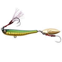 Тейл-спиннер Megabass Makippa 10gr Green Gold