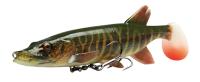 Силиконовая приманка Savage Gear 4D Pike Shad 20cm 65gr Slow Sinking 01-Striped Pike