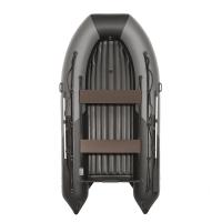 Лодка моторная килевая Лоцман М-350 НД НД Премиум (серо-черный)