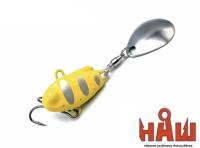 Тейл-Спиннер НАШ ТС-1 10g #Желтый-Серебро