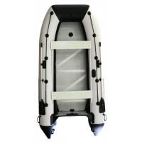 Лодка Polar Bird 385М Merlin (чёрно-белый) стеклокомпозит