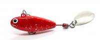 Тейл-спиннер UF Studio Hurricane 32 g.Red glitter