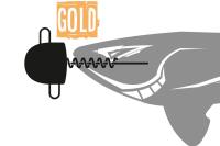 Рыболовное грузило X Sinker's GOLD 10gr (2шт)