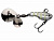 Тейл-спиннер Berkley Pulse Spintail 5cm 5gr Glow Silver Zebra