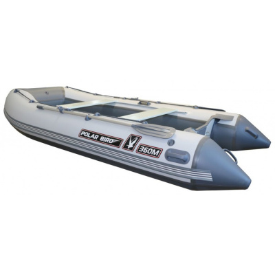 Лодка Polar Bird 360М New Merlin Стеклокомпозит (серо-белый)