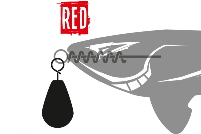 Быстросъёмное грузило X Sinker's Red 7gr (3шт)