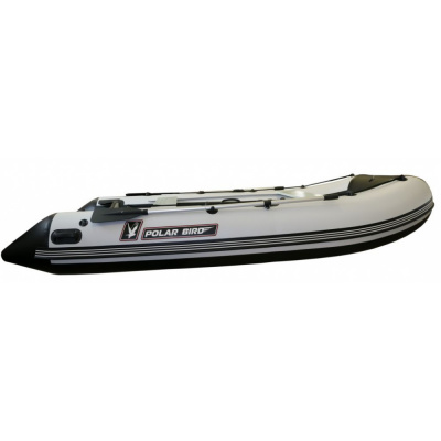 Лодка Polar Bird 385М Merlin (чёрно-белый) стеклокомпозит
