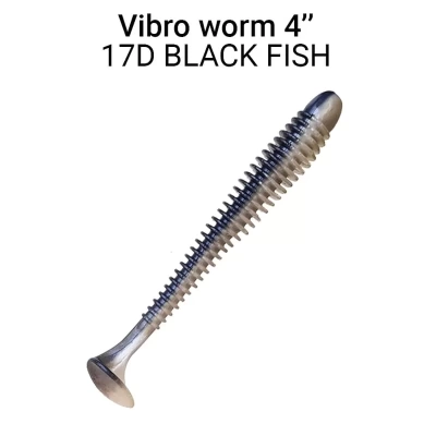 Силиконовая приманка Crazy Fish Vibro Worm 4" 75-100-17d-6