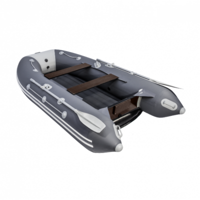Лодка ПВХ Таймень LX 3600 НДНД Графит/светло-серый