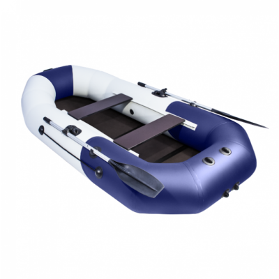 Лодка ПВХ Таймень N 270 С ТР "Комби" светло-серый/синий