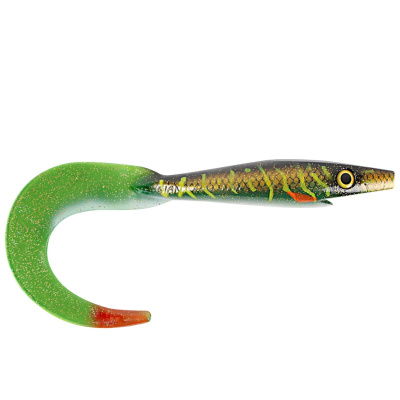 Силиконовая приманка Strike Pro Giant Pig Tail 40 #MN3 погремушка в хвосте