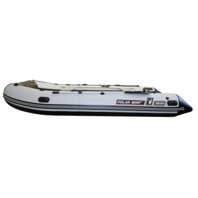 Лодка Polar Bird 340М New Merlin Стеклокомпозит (черно-белый)