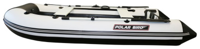 Лодка Polar Bird 320М (Лайт) Стеклокомпозит (Чёрно-белый)
