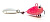 Тейл-спиннер UF Studio Hurricane 18 g.Pink