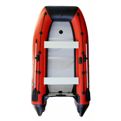 Лодка Polar Bird 385М Merlin (чёрно-красный) стеклокомпозит