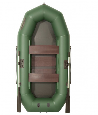 Лодка гребная под мотор Лоцман Профи С-300 МРС (зеленый)