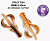 Силиконовая приманка Crazy Fish Nimble 2.5" 44-65-8d-6