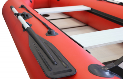 Лодка гребная-моторная Polar Bird 300 ТМ Киль СС Teal Стеклокомпозит (красный) модель 2025 г