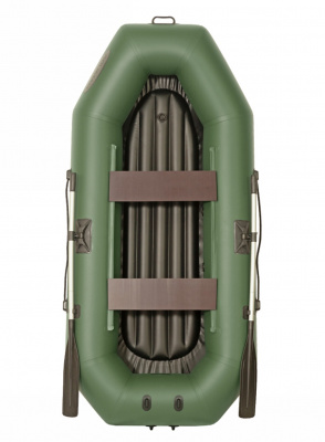 Лодка гребная под мотор Лоцман Стандарт 280 ВНД (зеленый)