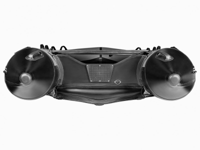 Надувная ПВХ лодка X-River Grace Wind 360 НДНД (оранжо - серый, серая фурнитура)