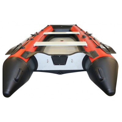 Лодка Polar Bird 360М New Merlin Стеклокомпозит (черно-красный)