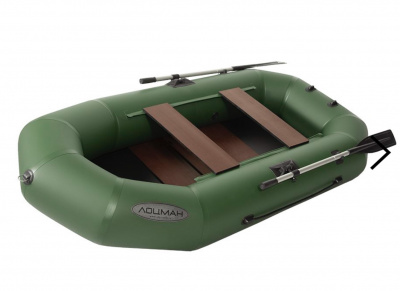 Лодка гребная под мотор Лоцман Профи С-260 МРС (зеленый)
