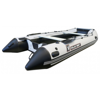 Лодка Polar Bird 360М New Merlin Стеклокомпозит (черно-белый)