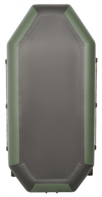 Лодка гребная под мотор Sharks S280 Люкс зелено/чёрный (пол-книжка)