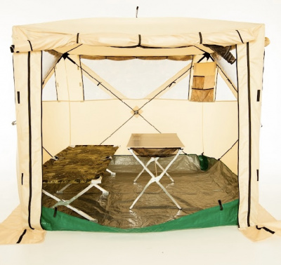 Палатка - Шатер Пингвин Премиум Кемпинг 6 (300х280/218 см) + Гидро Пол