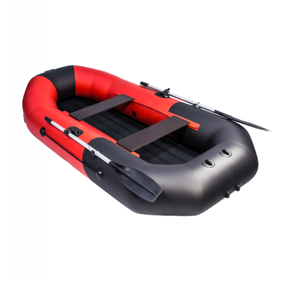 Лодка ПВХ Таймень N 270 НД "Комби" красный/черный