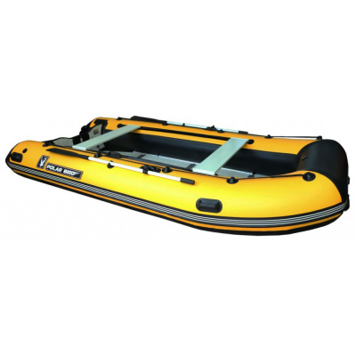 Лодка Polar Bird 360М New Merlin Стеклокомпозит (чёрно-желтый) 
