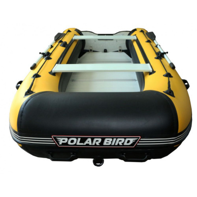 Лодка Polar Bird 340М New Merlin Стеклокомпозит (чёрно-желтый)