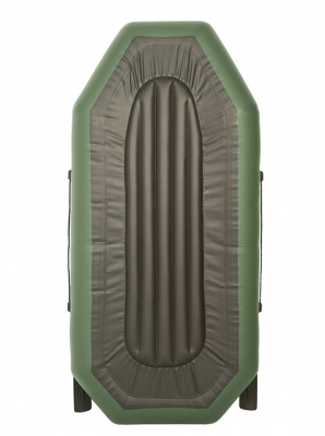 Лодка гребная под мотор Лоцман Стандарт 240 ВНД (зелёный)