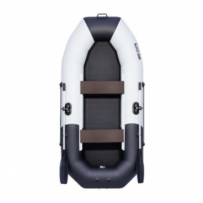 Лодка ПВХ Таймень N 270 "Комби" светло-серый/черный
