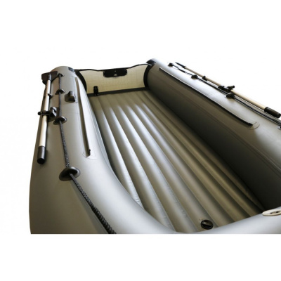 Лодка Polar Bird 385M Merlin НДНД Стеклокомпозит  (чёрно-белый) 