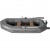 Лодка гребная под мотор Лоцман Профи С-300 МПРС серый (реечная слань, приставка под мотор)