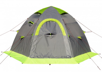 Мобильная Баня Лотос 5 (Д-образный вход + дно ПУ4000) (360х320/205 см)