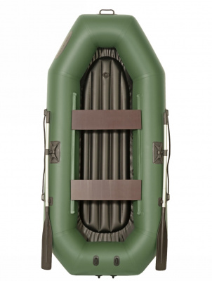 Лодка гребная под мотор Лоцман Стандарт 240 ВНД (зелёный)