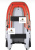 Лодка Grouper GR 335W (кокпит 80 см) НДНД (серо - красный) модель 2025 г